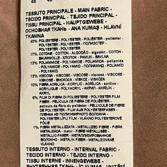 Emporio Armani Tweed Coat (NWT) - Picture 15 of 15